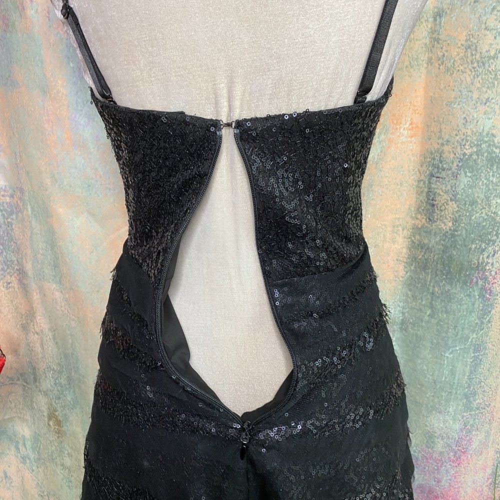 ๐BCBGMaxAzria Lace & Sequins Semi Formel Dress - Picture 9 of 16